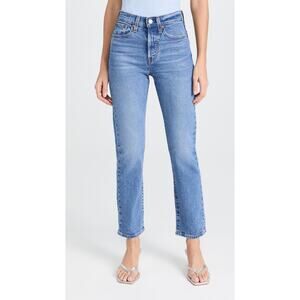 Levi'S 'Wedgie' Blue Cotton Straight Denim Jean Size 27